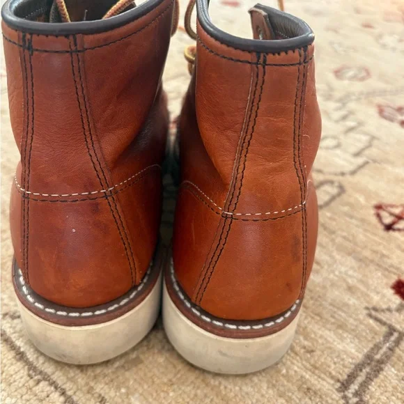 Red Wing Shoes Women’s Moc Boots - Tan Leather - Picture 12 of 12